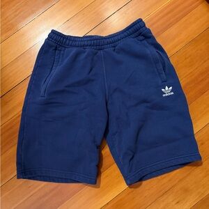 Adidas Navy Blue Sweat Shorts Size Small